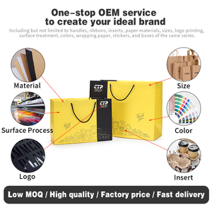 Bolsa de Papel Personalizada para Tiendas de Ropa, Diseño Plegable, para <span class=keywords><strong>Camisetas</strong></span> y Vestidos, Impresión Digital con Logotipo de Marca, Bolsa de Compras - Product Image 3