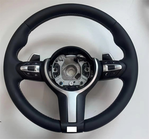 Volante Deportivo de Fibra de Carbono Negro, Envío desde EE. UU., para <span class=keywords><strong>BMW</strong></span> M3 F23 F20 F25 <span class=keywords><strong>F30</strong></span> F36 F32 F22 F21, Base Plana - Product Image 1
