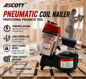 <span class=keywords><strong>Pistola</strong></span> Neumática Personalizable OEM <span class=keywords><strong>para</strong></span> Clavos en Bobina CN57 CN70 CN80 CN90B, Herramienta <span class=keywords><strong>de</strong></span> Fijación <span class=keywords><strong>de</strong></span> Palets, Clavadora Neumática <span class=keywords><strong>para</strong></span> Construcción - Product Image 3