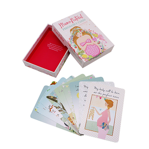 WJPC, venta al por mayor, tarjeta de afirmación de <span class=keywords><strong>amor</strong></span> propio positivo para mamá nueva, cubierta de lámina dorada, impresión personalizada, <span class=keywords><strong>cartas</strong></span> de oráculo de Tarot para mujer con caja - Product Image 6