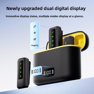Microphone Lavalier Sans Fil à Réduction de Bruit M8 Pro pour iPhone et Android, pour Diffusion en Direct en Extérieur, <span class=keywords><strong>Tik</strong></span> <span class=keywords><strong>Tok</strong></span>, Transmission 400m - Product Image 2