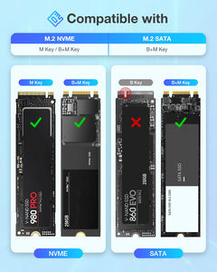 FIDECO casing hard disk eksternal portabel, casing hard disk Tipe C Usb 3.<span class=keywords><strong>2</strong></span> Gen2, casing SSD eksternal portabel untuk Disco Duro - Product Image 5