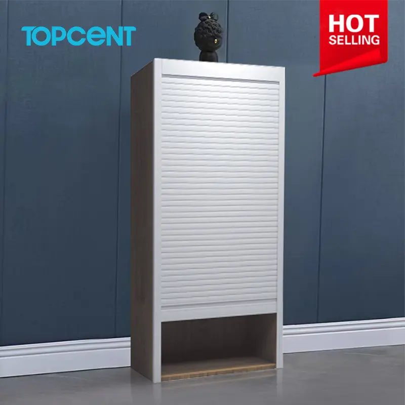 TOPCENT Custom PVC Aluminum Glass Tambour Door Fittings Roller Shutter