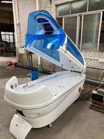 Sauna de ozono moderna, rayos infrarrojos, fotones, vapor seco/húmedo, agua, masaje corporal, terapia de desintoxicación, cápsula de hidroterapia, cama, Spa, bañera, Hotel