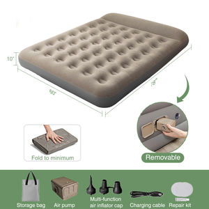 Wholesale Camping Air Bed Custom Logo Single Twin Size Air <strong>Mattress</strong> with Built-in Pump <strong>Inflatable</strong> <strong>Mattress</strong> Home Park - Product Image 4