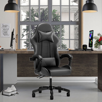 Chaise de bureau pivotante ergonomique en cuir PVC rose personnalisée pour filles avec siège pivotant à 360 degrés