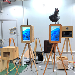 2025 mới nhất bằng gỗ Selfie gương Photo Booth màn hình cảm ứng Tương thích iPad <span class=keywords><strong>PC</strong></span> máy ảnh - Product Image 1