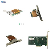 Adaptador de Servidor con Doble Puerto RJ45 10GBase-T, Chip Intel X550, Tarjeta de Red Ethernet 10G para Productos de Red de Alta Velocidad