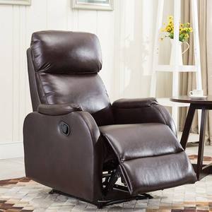 Manual Contemporary Wood Frame <b>Recliner</b> <b>Chair</b> 360 Swivel Glider Extendable Feature Small Space Living Room Sofa <b>Chair</b> - Product Image 4