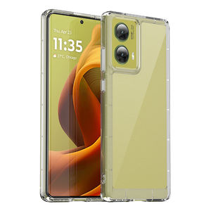 Funda de teléfono Acrílica Plegable Funda móvil Transparente para Moto G85 Luxury 100% Fit Case - Product Image 1