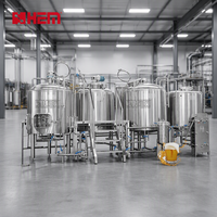 Machine de brassage industrielle Hermann 1000L haute productivité pour la fabrication de bière, équipement de brasserie avec pompe pour la fermentation, garantie 1 an