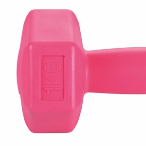Haltère en PE/SAND DUMBBELL 1 KG ROSE - Product Image 3