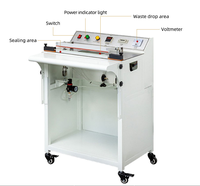 Scelleuse pneumatique à commande au pied pour film thermorétractable et découpe d'angle, machine d'emballage tout-en-un, approvisionnement direct usine