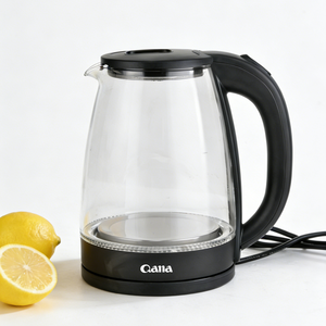 Bollitore Elettrico in Vetro Senza Fili con Funzione Mantenimento Calore, Produzione OEM all'Ingrosso Personalizzata per Hotel, Uso Domestico e All'aperto - Product Image 1