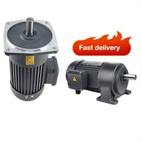 Moteur à engrenages AC vertical de petite taille, 750W, 1HP, 50/60Hz, triphasé, 220V/380V, couple élevé, faible régime, étanche IP54