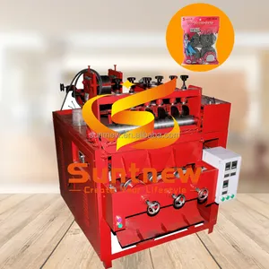 6 wires 3 balls automatic stainless steel flat scourer making machine