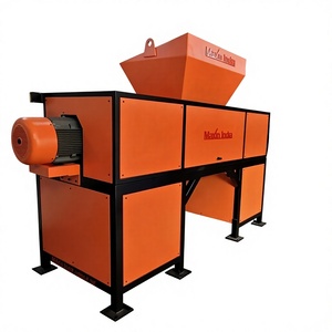 Best Jumbo Bags Crushing Machine Double Shaft Semi Automatic Electric Plastic Crushing Machine 1000 Kg/Hr for Industrial - Product Image 1