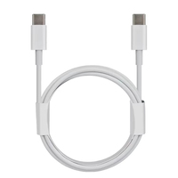 Cable de Carga Rápida TPE para Celulares, Tipo-C a Tipo-C, 1M, 3A, 60W, PD, para iPhone 17/16/15, Venta al Por Mayor
