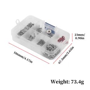 Eparthub boîte à vis hexagonale en acier inoxydable pour <span class=keywords><strong>arrma</strong></span> 1/18 mojave typhoon granit LY127 - Product Image 5