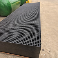 Grille en plastique renforcé de fibres de verre, panneau de grille GRP, grille de sol robuste, antidérapante, non corrosive