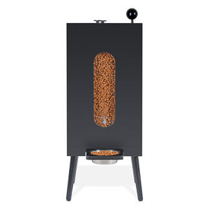 एडज़िया बड़ी क्षमता प्रीमियम पर्यावरण पर्यावरण के अनुकूल लकड़ी के पालतू पशु फीडर आसान पुल-लीवर बिल्लियों के लिए आसान पुल-लीवर - Product Image 4