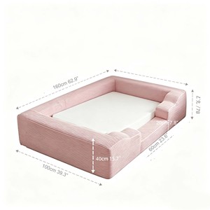 2026 nouveau Design écologique confortable moderne comprimé désossé lit pour tout-petits pour salon chambre appartement - Product Image 3