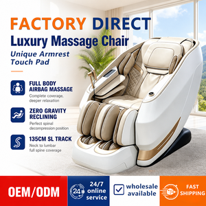 Zhipin 2026 Electric Luxury 4D Massage <strong>Chair</strong> SL Track Zero <strong>Gravity</strong> Full Body Airbags Shiatsu Massagesessel Function - Product Image 1