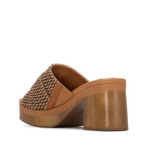 Sandalias de Tacón para Mujer Carmela, de Piel, Tacón de 7 cm, Talla 41, Plataforma - Product Image 3