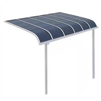 Toldo de aluminio para exteriores resistente a los impactos climáticos para la formación de casas, toldo, ventanas, madera tratada a presión, naturaleza