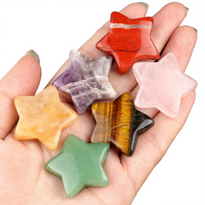 Venta al por Mayor de Piedras Naturales de Amatista Talladas y Grabadas, Cuarzo Rosa de Forma Irregular, Estrellas de Cristal Ecológicas para Decoración del Hogar - Product Image 4