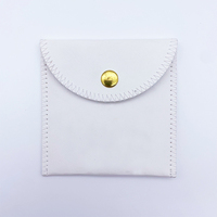 Paquet de bijoux personnalisé en gros personnaliser logo en cuir PU boucle d'oreille bouton pochette sac en gros sacs fournisseur de haute qualité