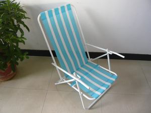 เก้าอี้โลหะพับได้2ตำแหน่งปรับความสูงได้สำหรับตั้งแคมป์ชายหาดบราซิล - Product Image 4