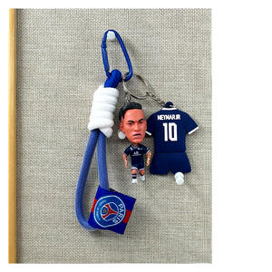 Ensemble de trois pièces de porte-clés, pendentif et lanière de football, souvenirs de l'Argentine pour le Portugal, Ronaldo, Neymar, Harland - Product Image 3