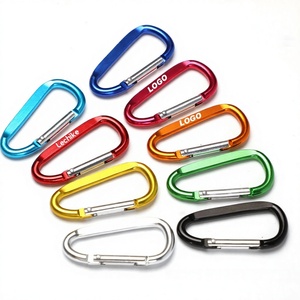 Promotional Keychains Carabiners Lightweight Locking Carabiners for Camping, Hiking, Outdoor and Gym Etc Custom Keychains