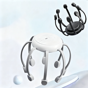 विद्युत रिचार्जेबल ऑक्टोपस सिर मालिश संगीत चिकित्सा कई पंजे के साथ - Product Image 2