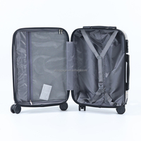 Ensembles de bagages 4 pièces en PC+ABS rigide, ensembles de valises léopard avec roulettes pivotantes, valises légères à roulettes pour hommes et femmes