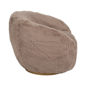 Poltrona a Botte con Schienale Arrotondato, Rivestimento in Tessuto Morbido, Arredamento Moderno per Soggiorno, Camera da Letto e Balcone - Product Image 3