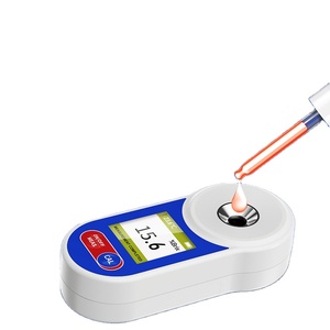 Digital <strong>Refractometer</strong> Sugar Content Test Hand <strong>Refractometer</strong> 0-35% Brix Tester Measuring Sweetness Meter