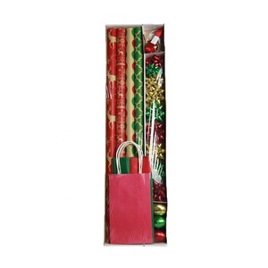 Rouleau de <span class=keywords><strong>papier</strong></span> Kraft brun imprimé, coffret cadeau de noël, offre spéciale - Product Image 1