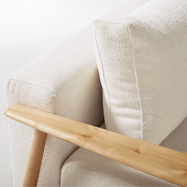 Indoor furniture modern couch set for home living room oak frame sleeper sofa