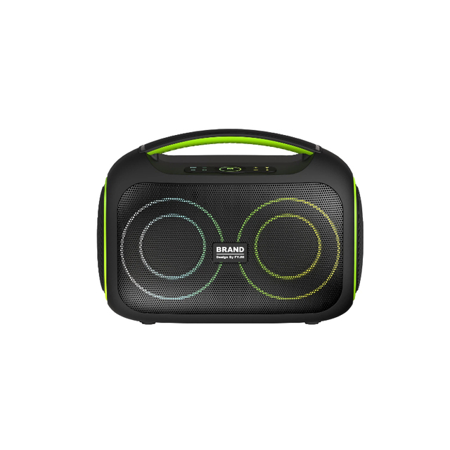 2026 Highly Recommended Newly Dual 4 Inch Portable BT Speaker Deep Bass Wireless Speakers with LED Party Lighting