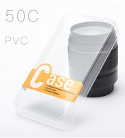 Bas quantité minimale de commande en gros au détail Blister PVC clair Windows pour IPhone boîte en plastique pour étui de téléphone boîtes d'emballage avec crochet