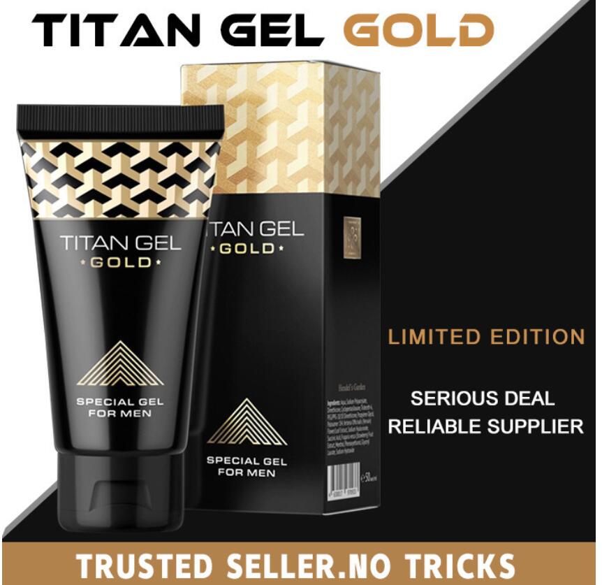 ペニス拡張クリーム Titan Gel ゴールデン 50ml - 水溶性潤滑剤