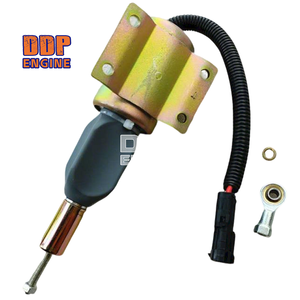 Válvula solenoide de corte de combustible 3926411 3926412 SA-4257-12 RE502473 SA-4257-24 RE502474 para Cummins 6CT 6CT8.3 ISC8.3 QSC8.3 - Product Image 6