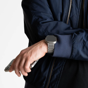 Phụ kiện dây đeo đồng hồ thông minh Keepwin 22mm đính hạt cho dây đeo Apple Watch bằng titan - Product Image 2