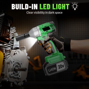 Clé à chocs 3-en-1 sans fil 20V 430Nm, moteur sans balais, pour voiture, alimentation par batterie, entrepôt local aux États-Unis, livraison directe disponible CW-20B-2 - Product Image 3