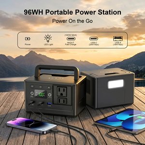 แบตเตอรี่ LiFePO4 ของโรงงาน OEM ขนาด 150W 250W 350W รองรับการชาร์จเร็ว พกพาสะดวก ใช้สำหรับสถานีพลังงานสำรองสำหรับการตั้งแคมป์กลางแจ้งและแหล่งจ่ายไฟฉุกเฉิน - Product Image 1