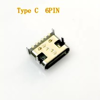 USB3.1 6-Pin/16-Pin Typ-C DIP 3A 5A Hochstrom Micro-USB-Anschlüsse Weiblicher Anschlussbuchsen-Stecker Elektrische Anschlussklemmen