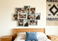 Cadre Photo Multi Personnalisable POUR Collage Décoration Murale avec Crochets