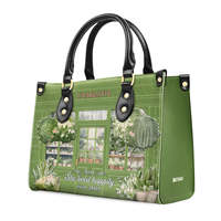 Bolso de hombro de cuero Pu impermeable de nuevo diseño y bolso de mujer con estampado de vida feliz para siempre